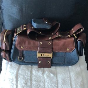 ✨CHRISTIAN DIOR denim street shoulder bag✨